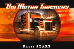 Big Mutha Truckers title screen for GameBoy Advance
